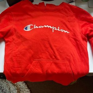 Orange/red youth campion hoodie